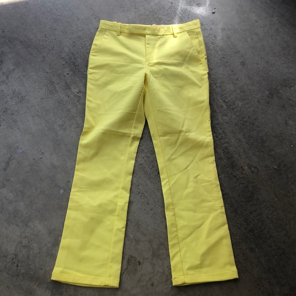Joe fresh yellow cropped women’s pants size 0